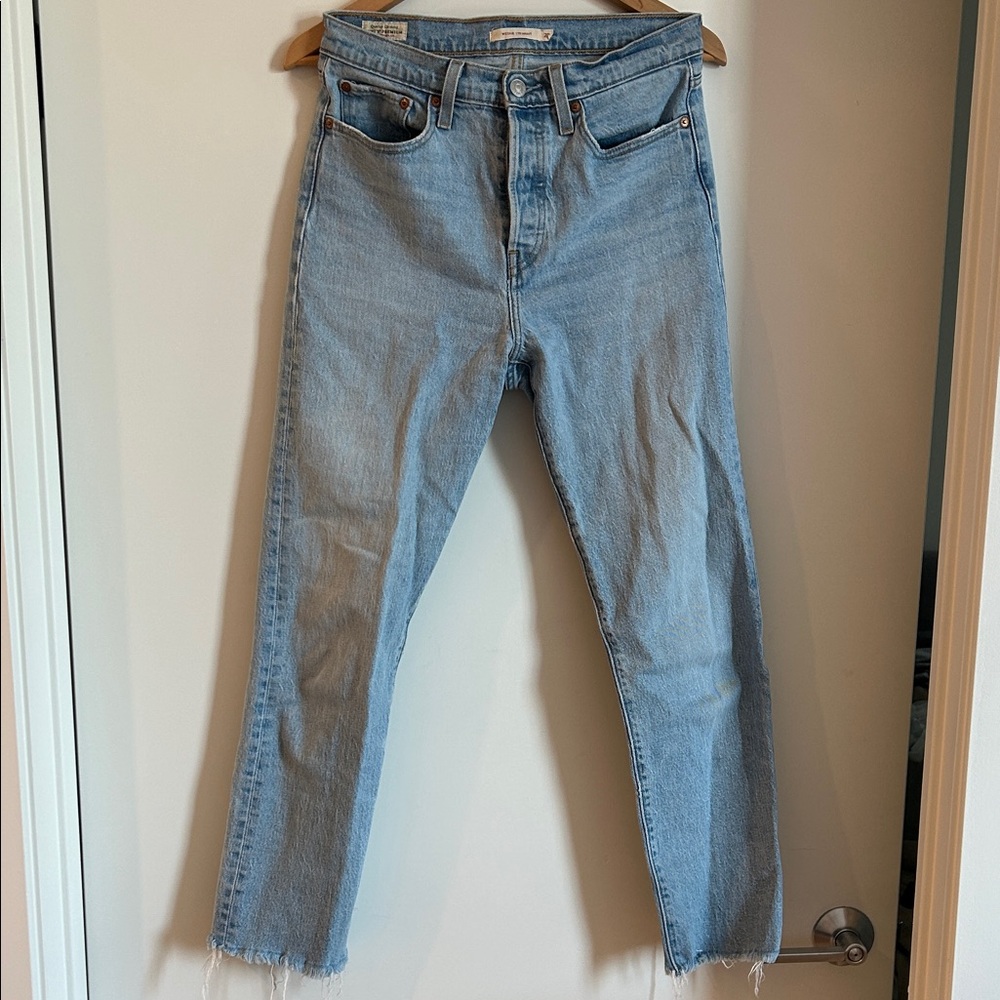 Light Blue Women’s Wedgie Straight Jeans